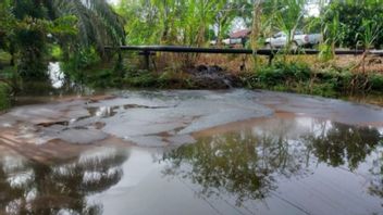 Siak Protests Residents, Leaks Of Oil Pipes Of PT BSP Until Entering The Settlement Of Environmental Impurities