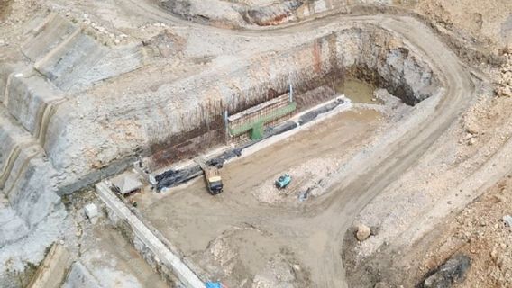 Bangun Bendungan Bagong Trenggalek, PTPP Terapkan Teknologi <i>Hydroseeding</i>