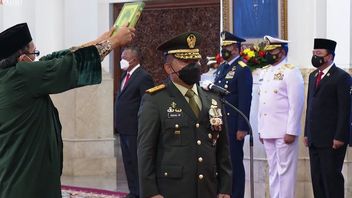 Jokowi Inaugure Dudung Abdurachman En Tant Que Chef D’état-major De L’armée, Son Grade Est Maintenant Général