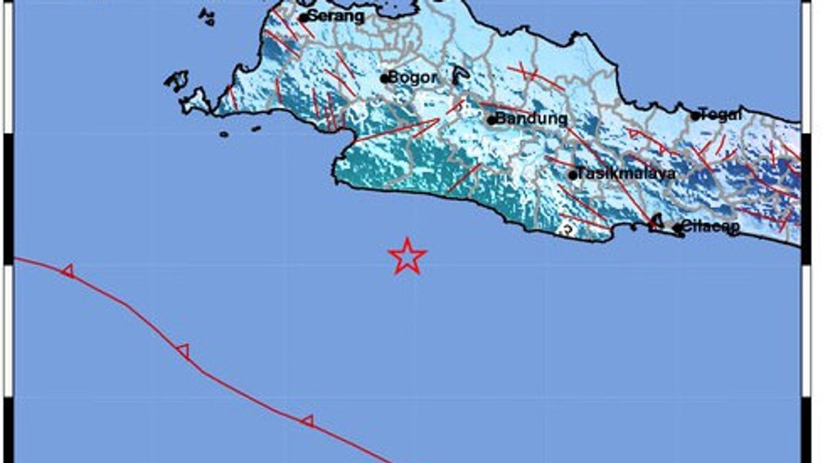 زلزال 5.5 متر في سوكابومي ، تم الشعور بالاهتزازات في غاروت وسيانجور وسيليغون وحتى جنوب تانجيرانج