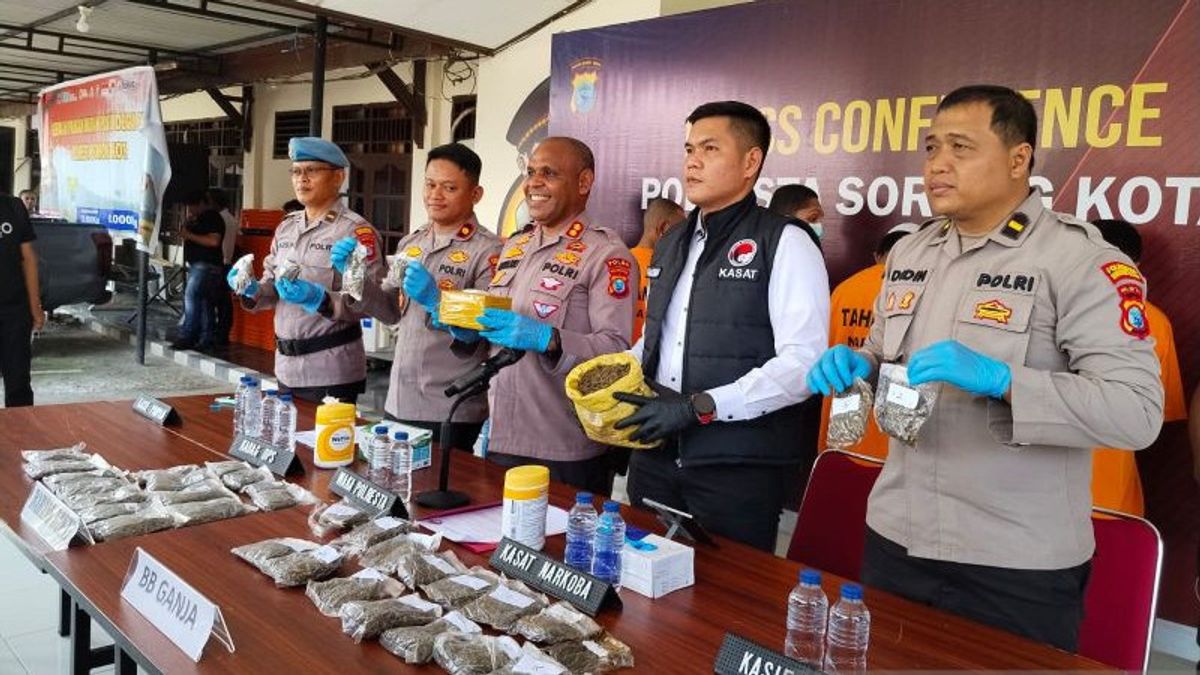 Sea Becomes The Main Route For Jayapura Marijuana Entering Sorong, Police Tighten Ports