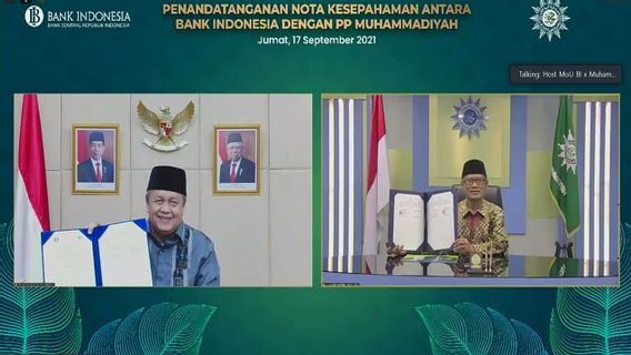 Rangkul Muhammadiyah Perluas Ekonomi Syariah, Bos BI: Rapatkan Barisan Hadapi Tantangan