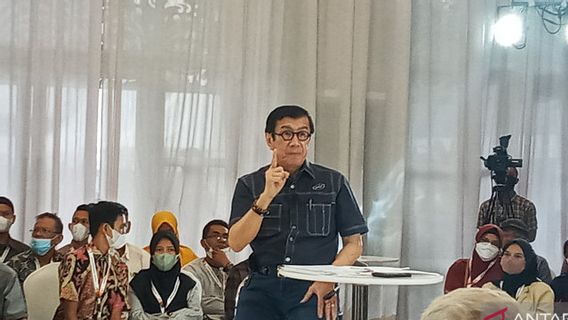 Menkumham Yasonna: Saya Mendorong Warga Medan Jadi Lebih Kreatif