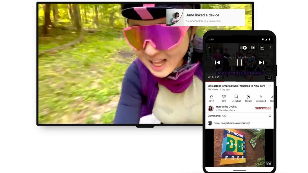 YouTube 电视更新可让您在评论时在更大的屏幕上观看视频