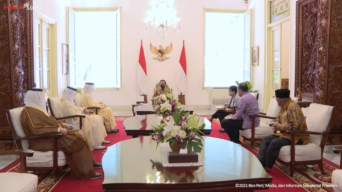 Rencontre Avec Le Ministre Du Commerce Extérieur Des Émirats Arabes Unis, Jokowi S’attend à Ce Que Les Investissements Augmentent