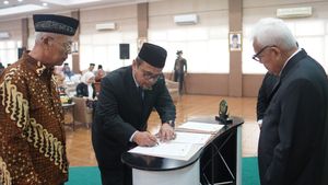 إنجازات ، UIKA Bogor Kembali Lantik البروفيسور المجاهدين القائم بأعمال رئيس الجامعة 2024-2028