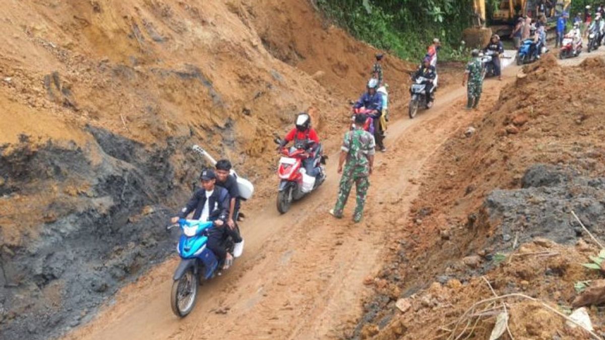 BPBD mentionné un certain nombre de sous-districts de Rejang Lebong Rawan Tanah Longsor