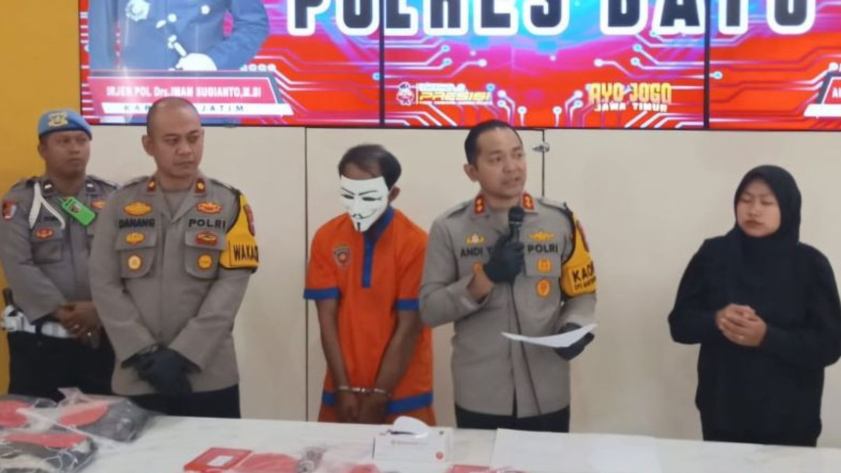 Police Arrest Motorcyclist Shooting Perpetrator In Wukir, Batu City, The Motive Feeling Picked Up