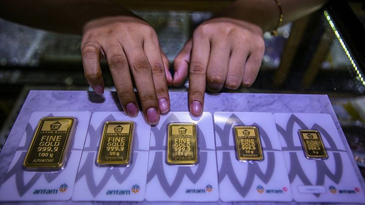 زيادة بمقدار 5.000 روبية إندونيسية ، سعر الذهب في أنتام يوم الجمعة 17 يونيو ، إلى 999.000 روبية إندونيسية