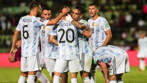 Argentina Bekuk 10 Pemain Venezuela 3-1, tapi Tidak Ada Nama Messi di Papan Skor
