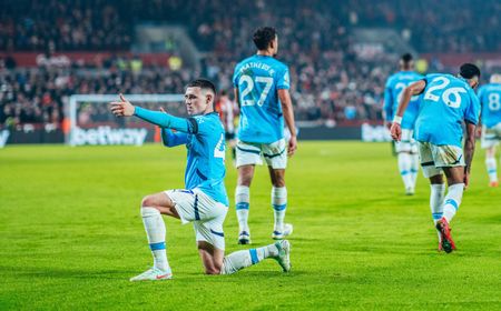 Brace Phil Foden Sia-Sia, Brentford Gagalkan Kemenangan Man City di Menit Terakhir