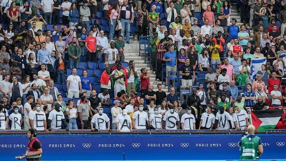 Le match de football israélien test de sécurité des Jeux olympiques de Paris 2024, une action pro-palestinienne