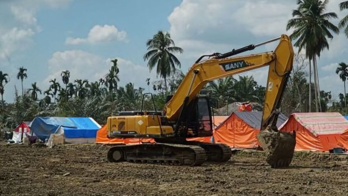 Kementerian PU Bangun 60 Unit Huntara di Langkahan Aceh Utara