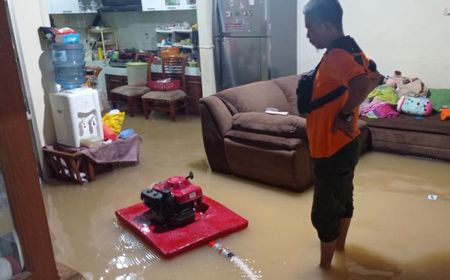 Permukiman di Rangkasbitung Lebak Banten Terendam Banjir