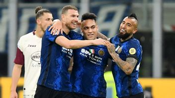 Inter Milan Vs Salernitana: Lautaro <i>Hattrick</i>Bawa Inter Kembali ke Puncak Klasemen Serie A