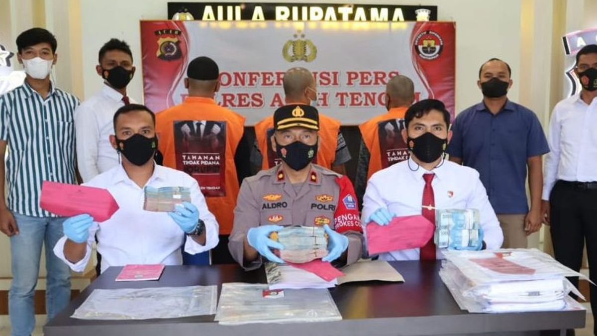 Central Aceh Police Arrest Three Suspects In Alleged Village Fund Corruption Cases