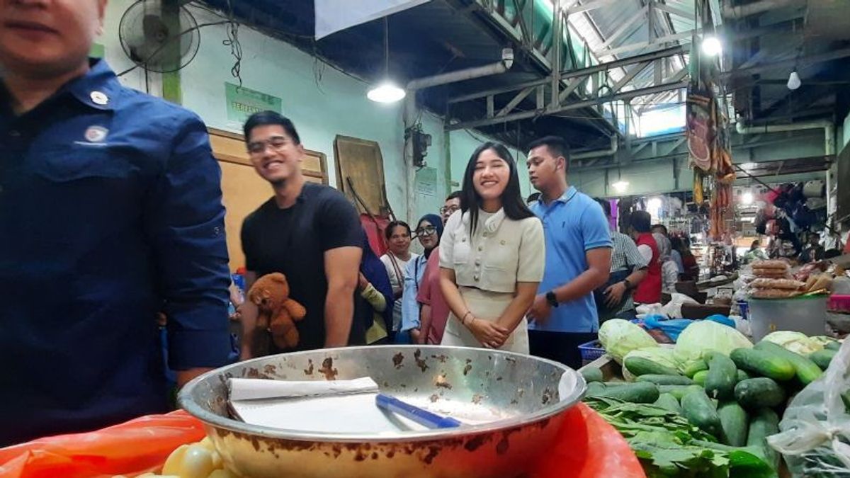 Blusukan With Wife, Kaesang Expects Traditional 'Pajak' Market In Medan To Be More Modern