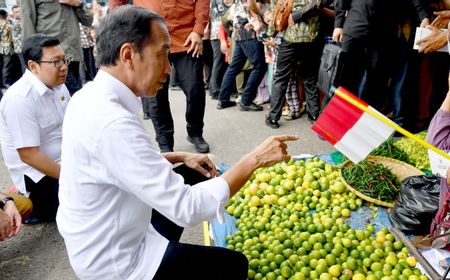 Kunjungan ke Pasar di Jambi, Jokowi Beri Tugas Ini ke Menteri PUPR Basuki Hadimuljono