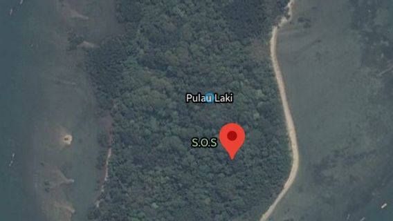 网友兴奋在拉基岛 SOS 标志