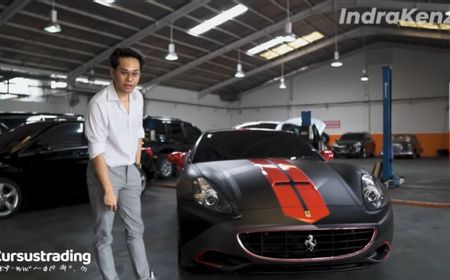 Tak Hanya Rumah Mewah, Bareskrim Sita Mobil Ferrari Indra Kenz yang Diubah Warna dari Merah Jadi Hitam