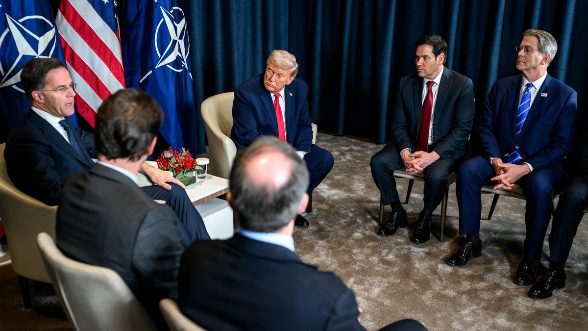 Presiden Trump Batalkan Ancaman Tarif Terkait Greenland Usai Bertemu Sekjen NATO