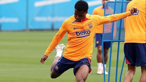 After 3 Months Of Absence, Ansu Fati Returns To The Barcelona Squad In The Match Against Mallorca