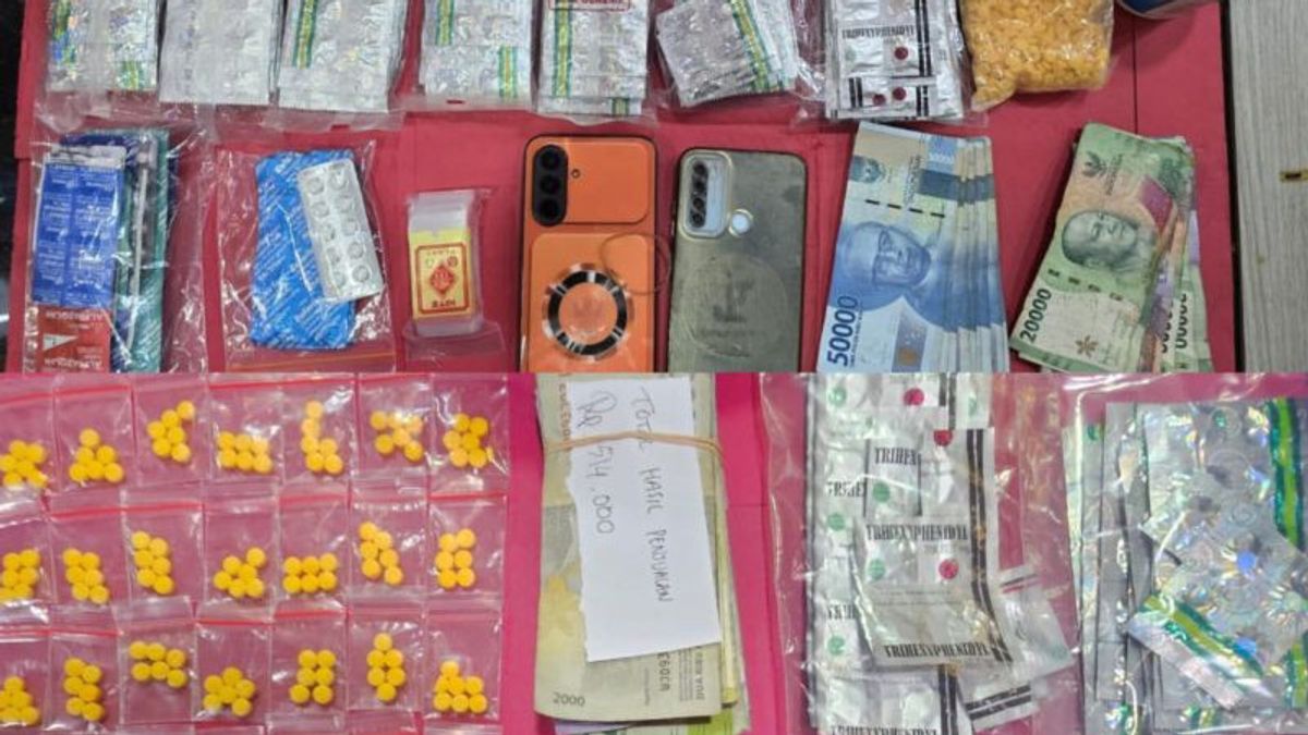 18岁少年在Jagakarsa通话店被捕贩卖毒品