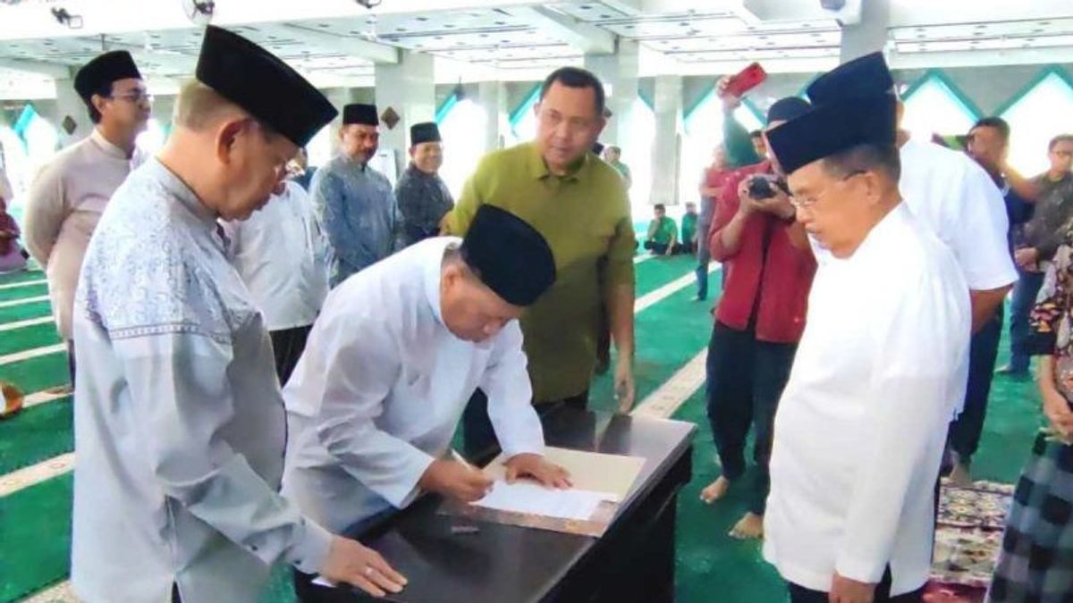 Karena Ibadah Itu Syahdu, Jusuf Kalla Akui Pengeras Suara Masjid Sudah Diatur DMI Sejak Lama