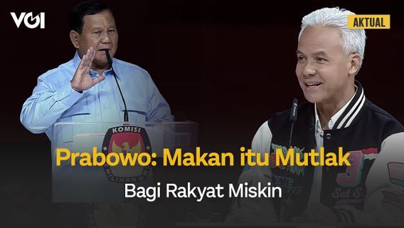 VIDEO: Ganjar se demande au sujet de la déclaration de Prabowo concernant l'Internet gratuit n'est pas important