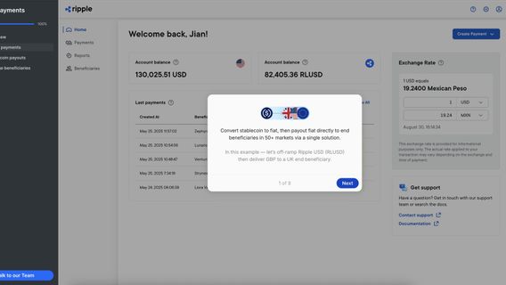 ina Ripple lance une démonstration de paiements de Ripple, une facilité de conversion de devises transnationales