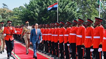 President Jokowi Arrives In Dar Escur Tanzania