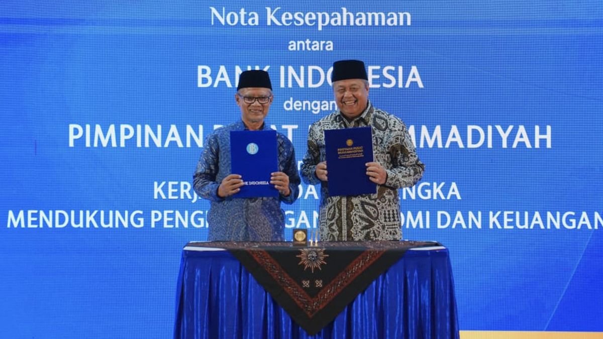 Perkuat Ekonomi Syariah, Bank Indonesia dan PP Muhammadiyah Tandatangani Nota Kesepahaman