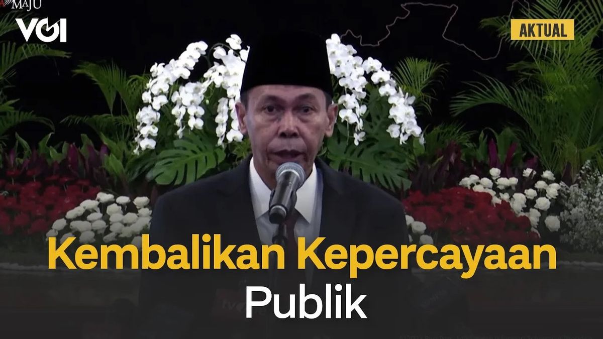 VIDEO: Après avoir été nommé président par intérim du KPK, C’est ce que Nawawi Pomolango fera