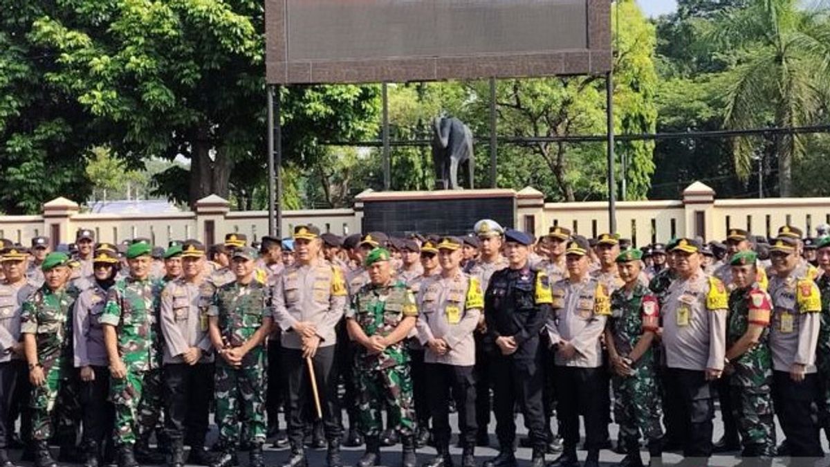 86 Days Ahead Of The 2024 General Election, The Police Place Their Members To Bawaslu-KPU In Bogor