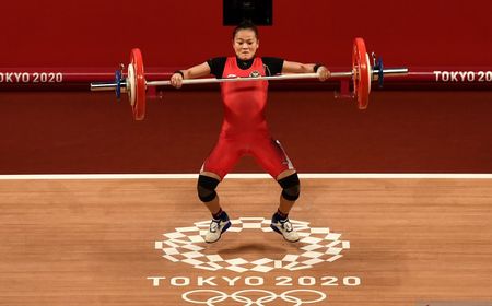 Sabet Medali Perunggu di Olimpiade Tokyo, Lifter Windy Cantika: Alhamdullilah, Ini Medali Pertama Saya