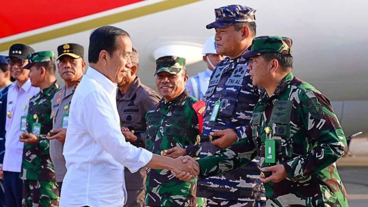 Le président Jokowi Kunker à NTT avant le poste de travail