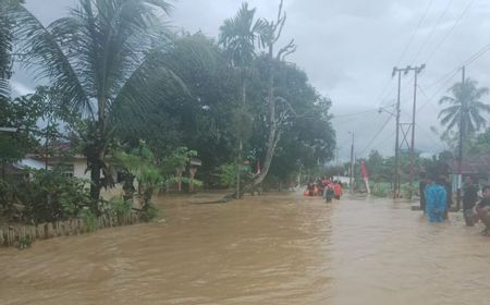 3 Kecamatan di Bolaang Sulut Terendam Banjir, 2 Jembatan Terputus, 1 Rumah Terbawa Arus