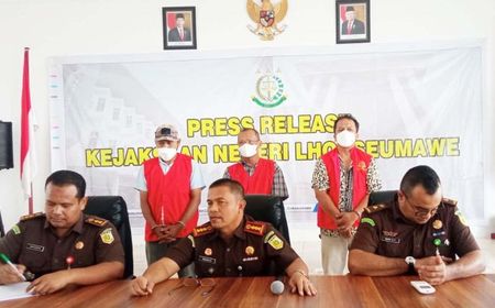 3 Tersangka Korupsi Revitalisasi Pasar Ditahan Kejari Lhokseumawe