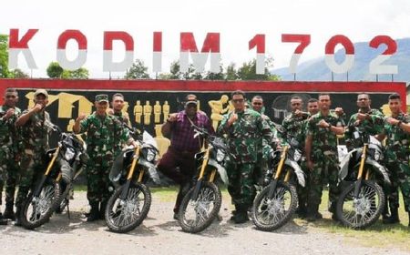 Giliran Babinsa Jayawijaya Papua Pegunungan Dapat Motor dari Menhan Prabowo