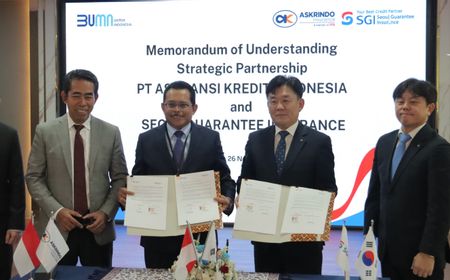 Askrindo Jalin Kerja Sama Kemitraan Strategis Penjaminan Surety Bond dengan Seoul Guarantee Insurance