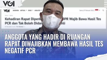 VIDEO: COVID-19 Kembali Masuk Gedung DPR, Anggota Wajib Bawa Hasil Tes PCR