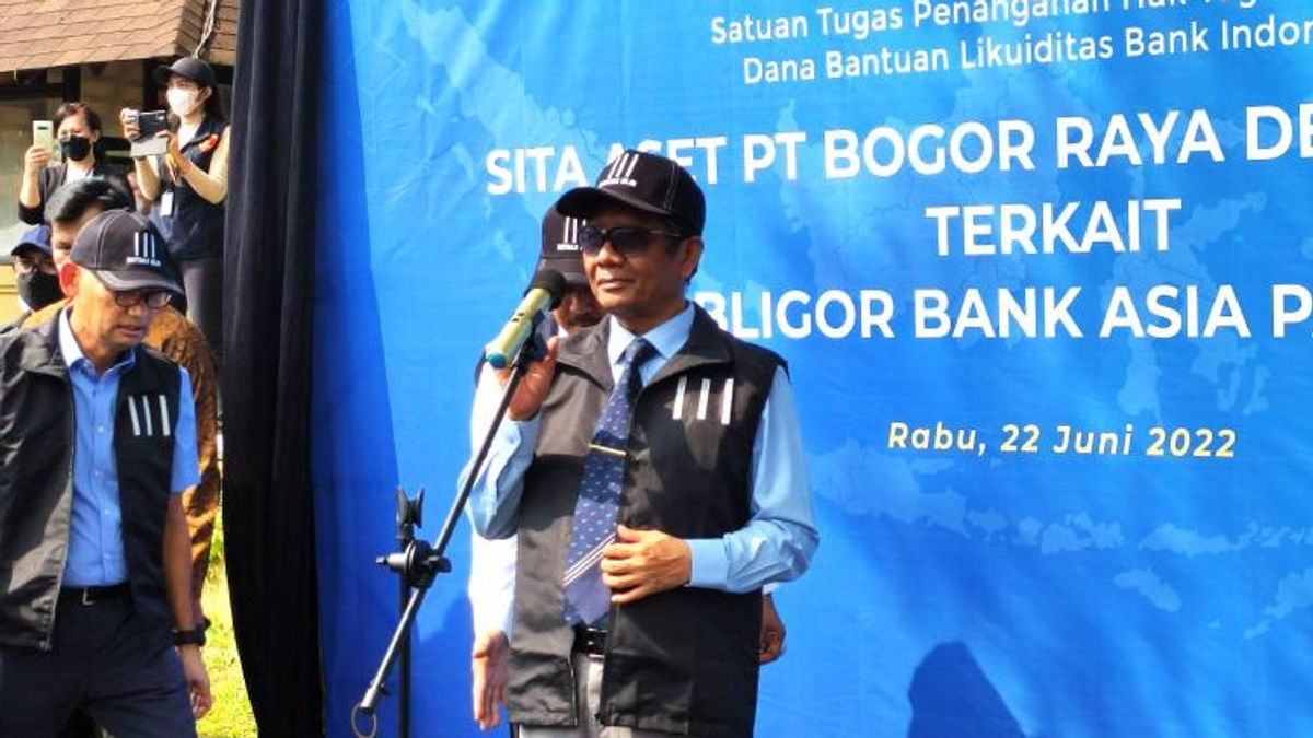Mahfud MD Pimpin Satgas BLBI Sita Aset Obligator Dua Harjono: 2 Hotel dan Lapangan Golf di Bogor