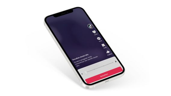 TikTok lance une fonction de régulateur de la taille de texte