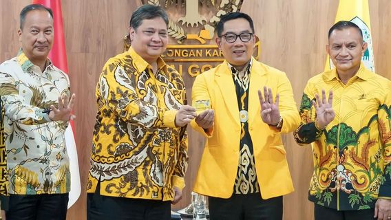 The Experience Of Ridwan Kamil Galang The Voter Becomes A Golkar Leader In The 2024 General Election