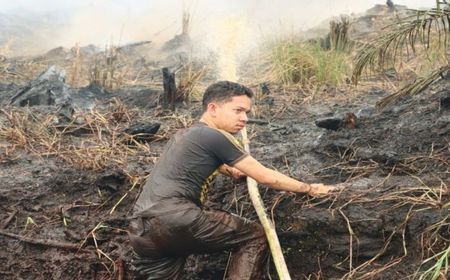 Tim Gabungan Padamkan Karhutla di Palangka Raya