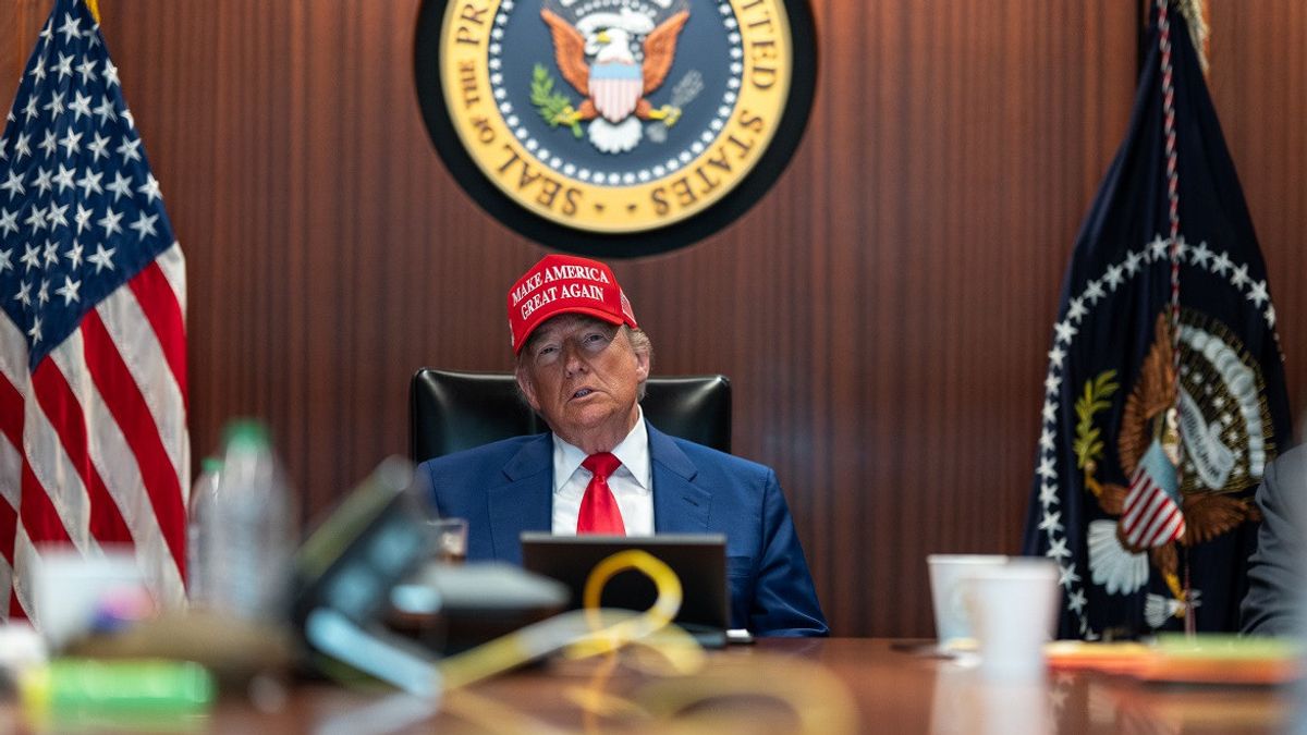 Presiden Trump Bilang AS Tidak Berperang dengan Venezuela