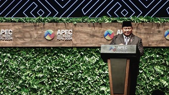 Prabowo At APEC: RI Including Capai Country 100 Percent Of Renewable Energy