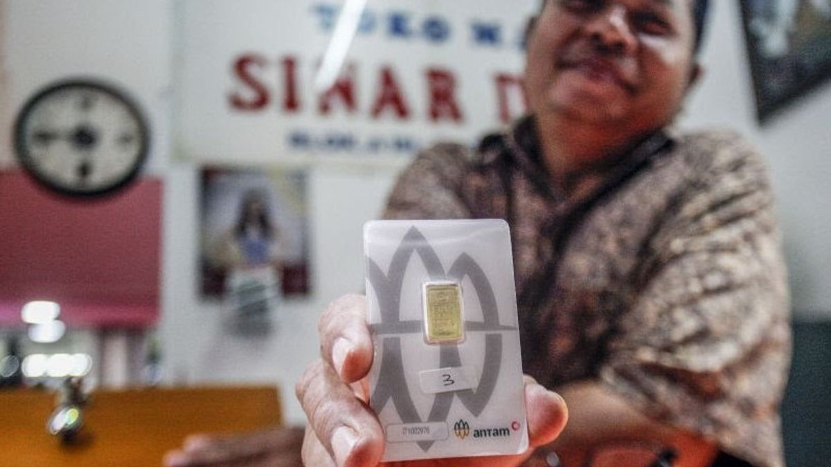 Gold Price Down Rp. 4,000 Dibanderol Rp. 1,019,000 Per Gram