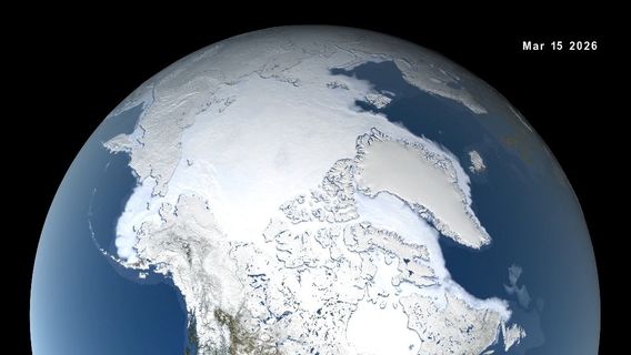 Nouvelle record, un satellite de la NASA enregistre une baisse de la glace de mer arctique en hiver 2026