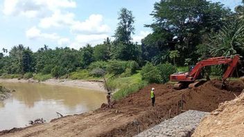 The Ministry Of PUPR Repairs 6 Broken Embankments To Prevent Floods In North Aceh